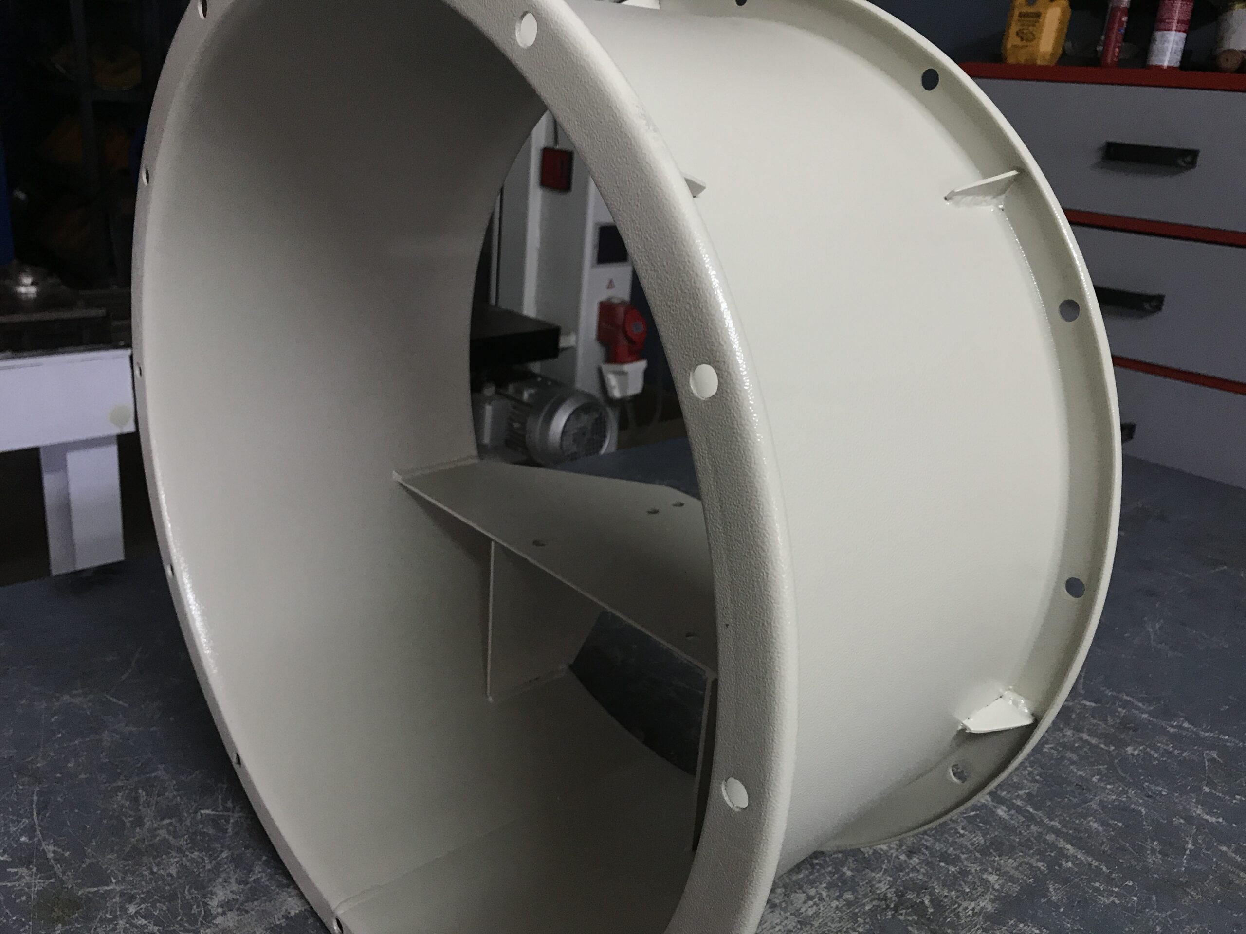 Crystal flanged casing finished and ready for assembly